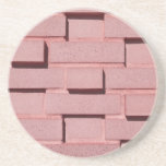 Ladrillo, roca, serie de piedra---Práctico de cost Posavasos Cerveza
