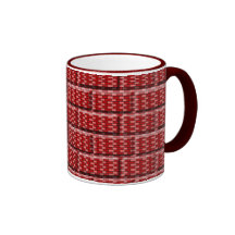 Ladrillo rojo taza de café