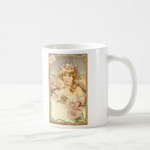 Lady Art deco Taza De Café