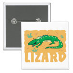 Lagarto amistoso del niño pin