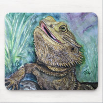 Lagarto barbudo alfombrillas de raton 