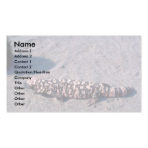 Lagarto del monstruo del Gila Tarjeta De Visita