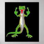 Lagarto grosero del Gecko Impresiones