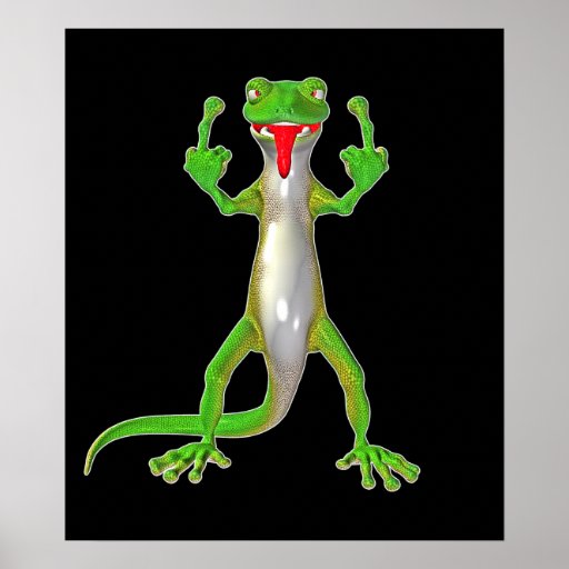 Lagarto grosero del Gecko Impresiones
