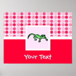Lagarto lindo posters