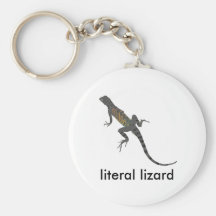 lagarto literal llaveros personalizados