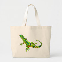 Lagarto verde bolsa de mano