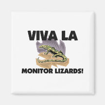 Lagartos de monitor del La de Viva Imán De Nevera