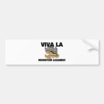 Lagartos de monitor del La de Viva Etiqueta De Parachoque