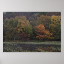 Lago autumn impresiones