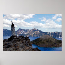 Lago crater, Oregon Poster