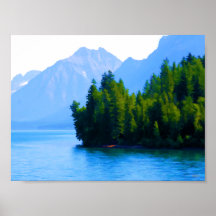 LAGO DE MONTANA POSTERS