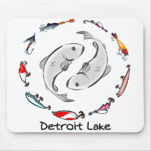 Lago detroit ying alfombrillas de ratones