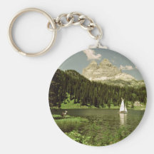 Lago di Misurina y picos de Lavaredo, dolomías, él Llaveros Personalizados