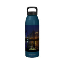Lago dragon, China, botella de agua