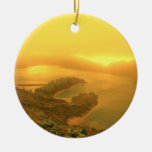 Lago en las islas de Azores Ornamentos De Reyes