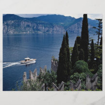 Lago Garda, Italia Tarjeta Publicitaria