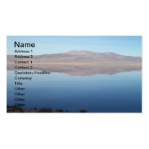 Lago hermoso walker plantillas de tarjetas personales