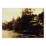 Lago largo Bayport Michigan Tarjeta