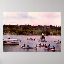 Lago médico Washington Posters