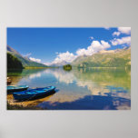 Lago Sils, en Graubünden, Swizerland Poster