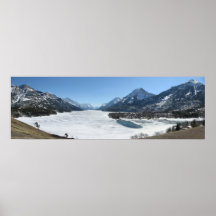 Lago superior Waterton Impresiones