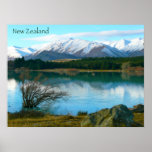 Lago Tekapo, Nueva Zelanda Poster