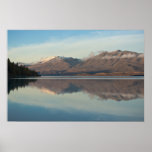 Lago temprano Tekapo snow Impresiones