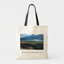 Lagos Waterton, establos alpinos, Alberta, Canadá Bolsa De Mano
