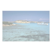 Laguna, isla mediterránea de Cerdeña Papeleria