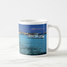 Laguna, isla mediterránea de Cerdeña Tazas De Café