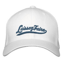 Laissez Faire Gorra De Beisbol Bordada