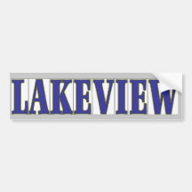 LAKEVIEW ETIQUETA DE PARACHOQUE
