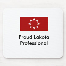 Lakota orgulloso Mousepad Tapetes De Ratones