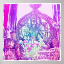 Lakshmi que brilla intensamente impresiones