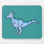 Lambeosaurus azul tapete de ratón