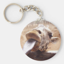 Lamedura de la jirafa llaveros personalizados