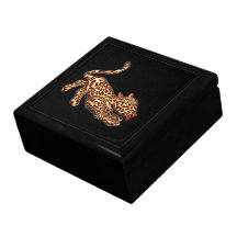 Lamedura del leopardo por Valxart.com Cajas De Recuerdo
