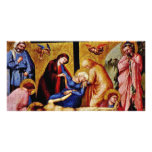 Lamentación de Lorenzetti Ugolino Tarjeta Personal Con Foto
