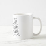 Lámpara de Patrick Henry del juicio de la experien Taza