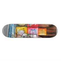 Lámpara y escala de huracán tabla de patinar