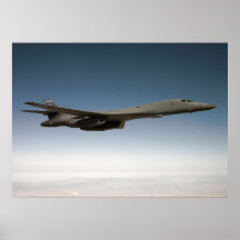 Lancero de B-1B con la vaina del francotirador Posters