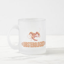 Langosta divertida taza