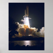 Lanzamiento del descubrimiento del transbordador e posters