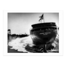 Lanzamiento del Edmund Fitzgerald 6-8-1958 (#3) Postales