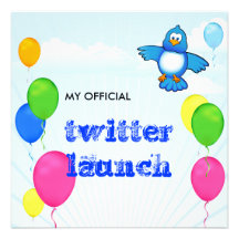 Lanzamiento del gorjeo anuncio personalizado