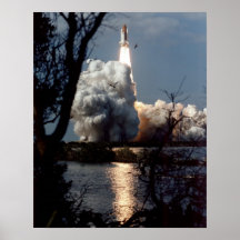 Lanzamiento del transbordador espacial Columbia (S Posters