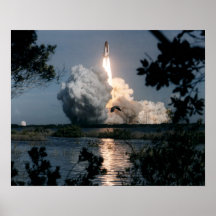 Lanzamiento del transbordador espacial Columbia (S Posters