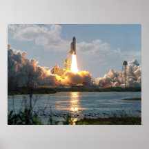 Lanzamiento del transbordador espacial la Atlántid Poster