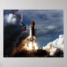 Lanzamiento del transbordador espacial STS-80 Posters